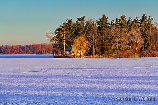 Frozen Otter Lake At Sunrise_07591.jpg - Photographed near Lombardy, Ontario, Canada.